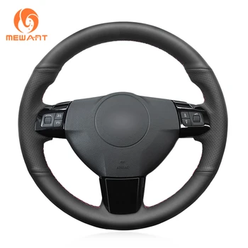 

MEWANT Black Artificial Leather Car Steering Wheel Cover for Opel Astra H Signum Vectra C Vauxhall Signum Vectra C Holden Astra