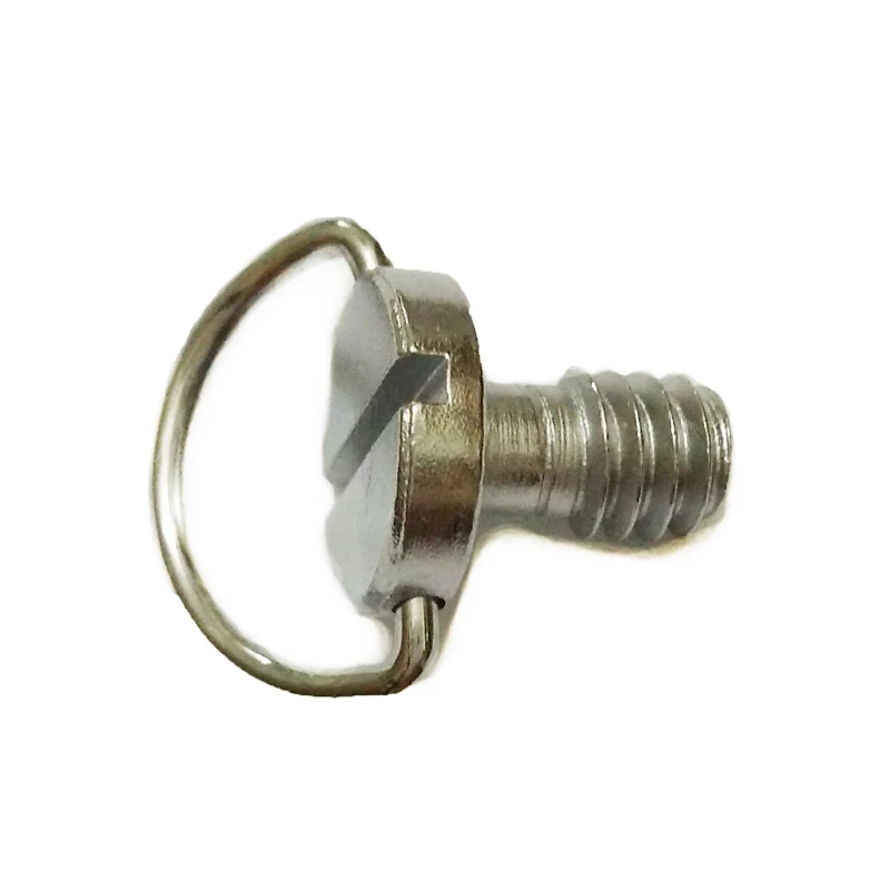 10pcs/lot 1/4" D Ring Camera Screws for DSLR Camera Tripod Quick