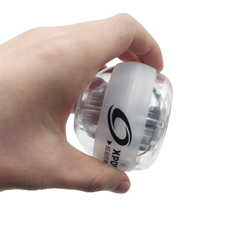 Platinum Dual LED Power Wrist strengthen Ball Gyroscopic Super Fitness Hand Spinner Wrist Gyro Exerciser  Force Wrist Ball C