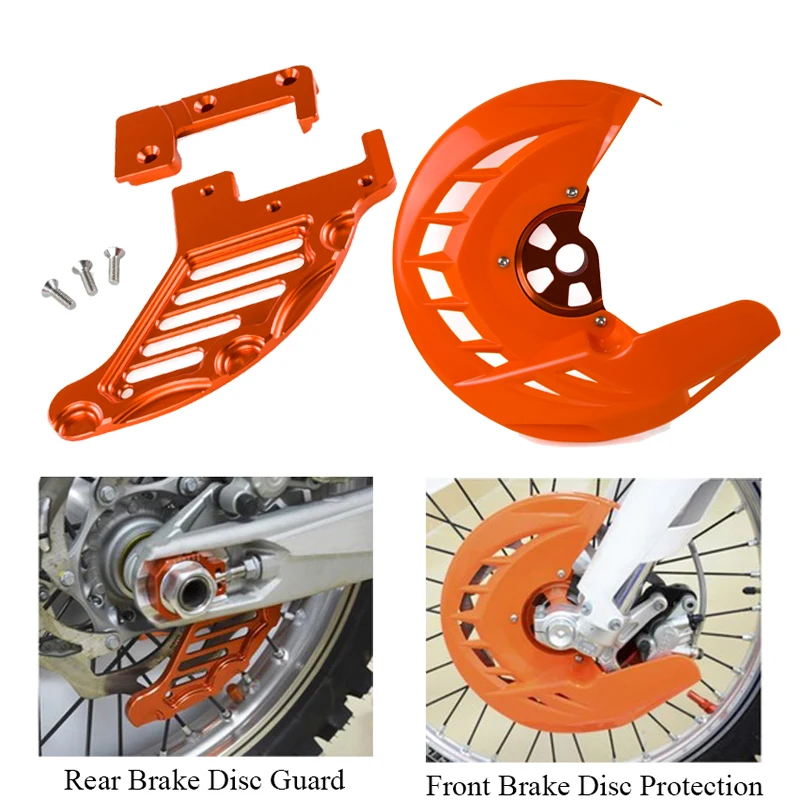 

Front Rear Brake Disc Guard for HUSQVARNA TE FE 125 250 300 350 449 450 480 501 2014 2015 TC FC 125 250 300 350 449 450 2014