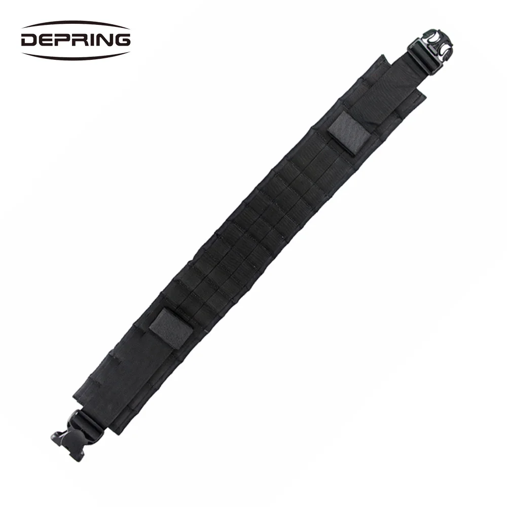 Tactical Padded Patrol Belt with MOLLE bing Heavy Duty Battle Belt Size 30" 46"in Pouches