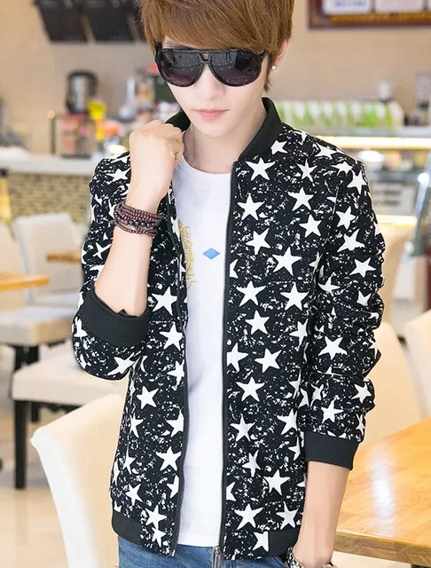 Métrosexuel Automne Bomber Hommes Veste Classique Adolescents dnBaYd