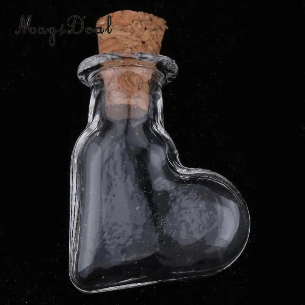 10pcs 2ml Small Glass Wishing Bottles Essential Oils Jars  Fragrance Reed Diffuser Vials DIY Decoration Tool