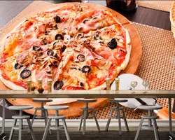 Papel де сравнению быстро Еда пиццы Еда 3d обои, быстрая Еда магазин гостиной столовой кухня ресторан бар бумаги home decor