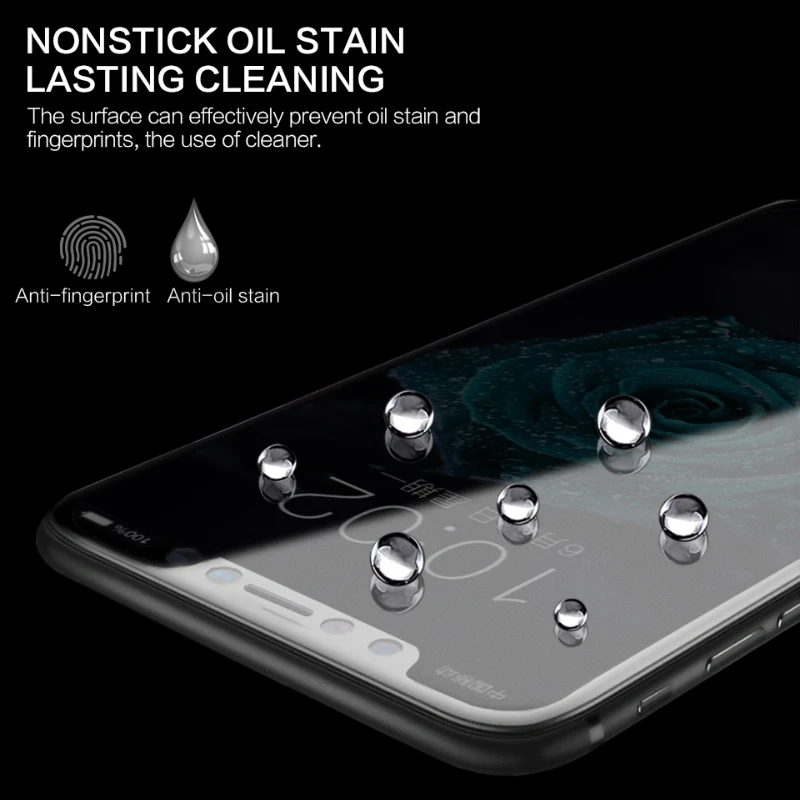 PZOZ für apple iphone x gehärtetem glas voll abdeckung 5D rand iphone x film für iphone 10 screen p