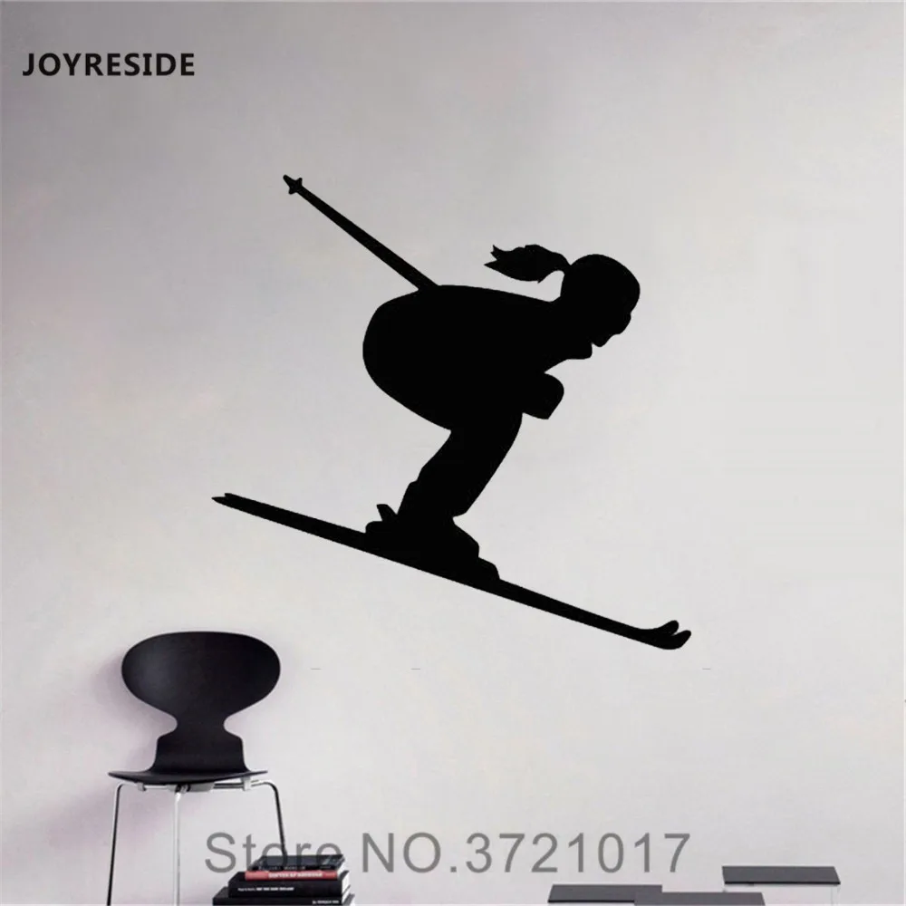 JOYRESIDE التزلج جدار القفز حرة الرياضة الشارات ملصق فينيل غرفة المعيشة المنزل الديكور الداخلي الفتيات غرفة جدارية A1644 JOYRESIDE التزلج جدار القفز حرة الرياضة الشارات ملصق فينيل غرفة المعيشة المنزل الديكور الداخلي الفتيات غرفة جدارية A1644
