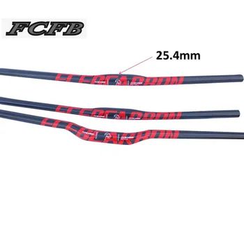 

FCFB 3k carbon MTB bike BMX carbon handlebar 25.4 flat bar rise bar 380/400/420/440/460/480/500/520/540/560/580/600-700mm