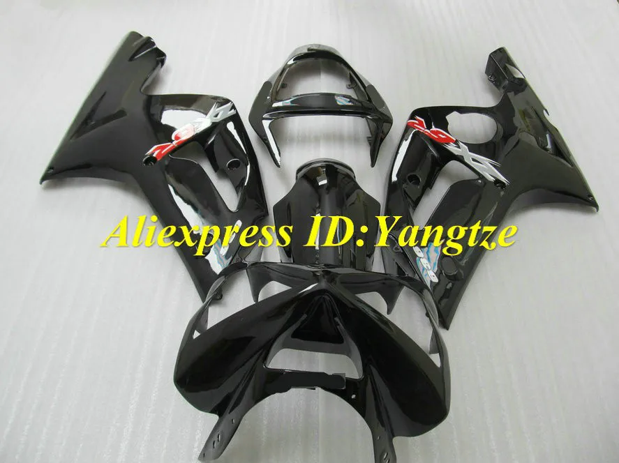 

Motorcycle Fairing kit for KAWASAKI Ninja ZX6R 03 04 ZX6R 636 2003 2004 Matte& gloss black ABS Fairings set+gifts SQ38