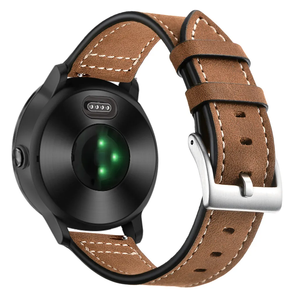 Модные Роскошные Ремешки для наручных часов Garmin vitoactive 3 аксессуары браслет ремешок кожаный ремень высокое качество подарки