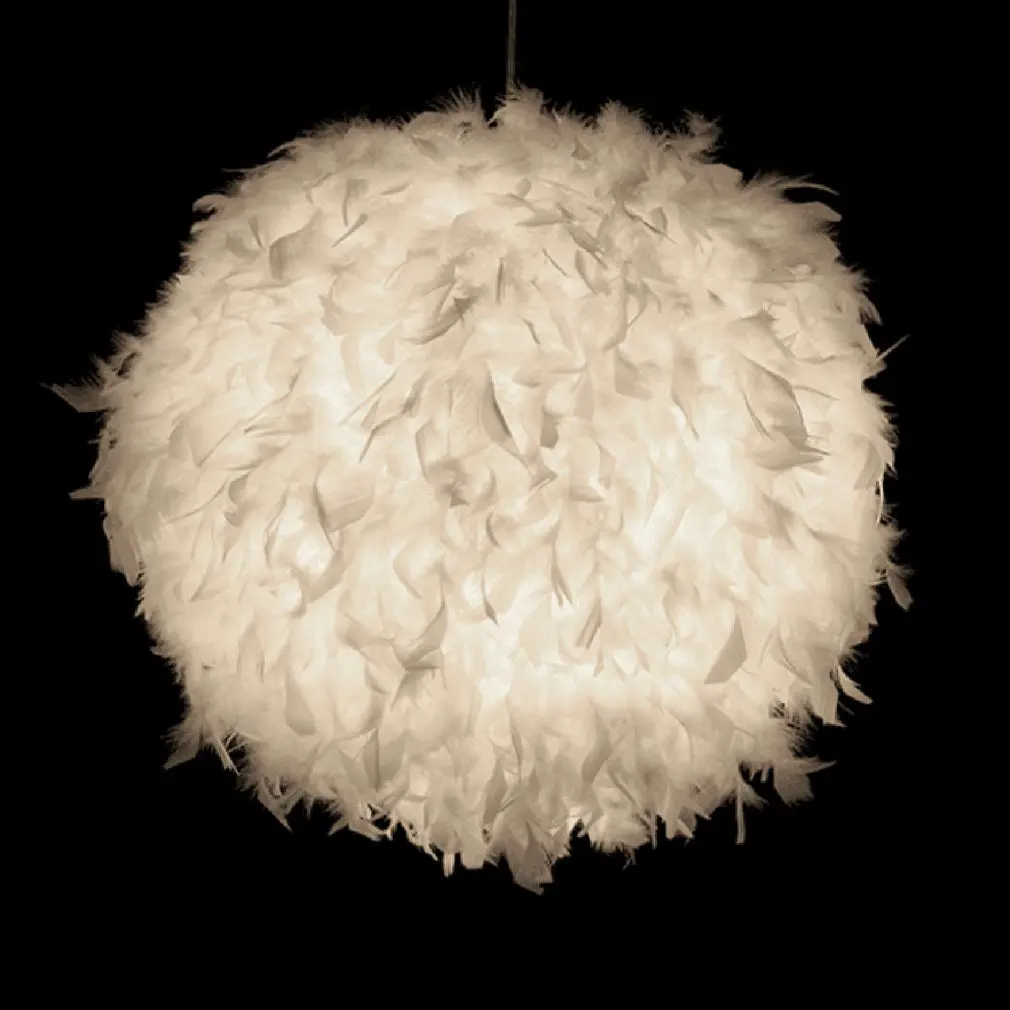 

Pendant lights Feather Droplight Modern Romantic Dreamlike Bedroom Hanging Lamp Lamparas For Dinning Marriage Living Room