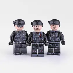 2 см ПВО пулемет MOC УФ-печать Строительный кирпич военный игрушечное оружие DIY Мини Фигурки оригинальные игрушки подарок