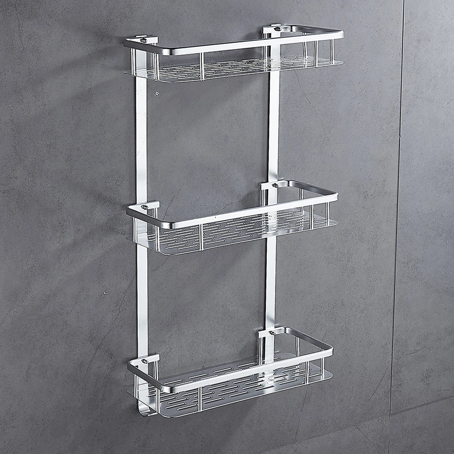 Chunlu 3 Layers Bathroom Shelf Storage Holder Shower Soap Tray Rack Chunlu 3 Layers Bathroom Shelf Storage Holder Shower Soap Tray Rack Wall Mounted Box Container Bzwj03 In Holders Racks From Home