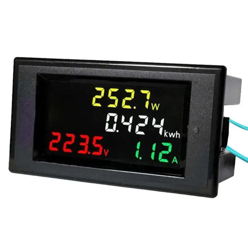 

AC 80-300V 100A LCD Digital Multimeter Panel Colorful Display Voltmeter Ammeter Power Energy Voltage Current Measurement hot