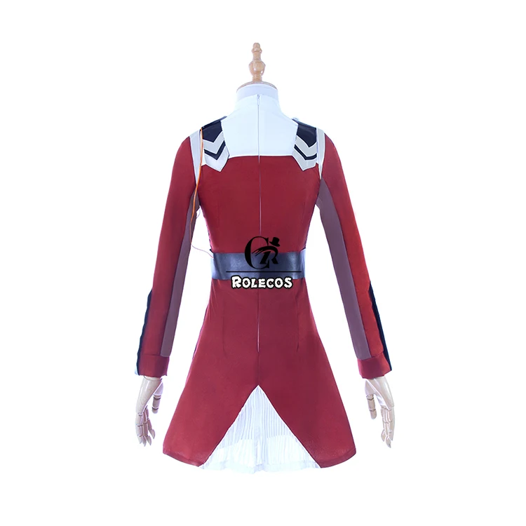 Rolecos Game Darling Zero Two Cosplay Costume Dress In The Franxx 02 Women Sexy Headband -Zentai shop online