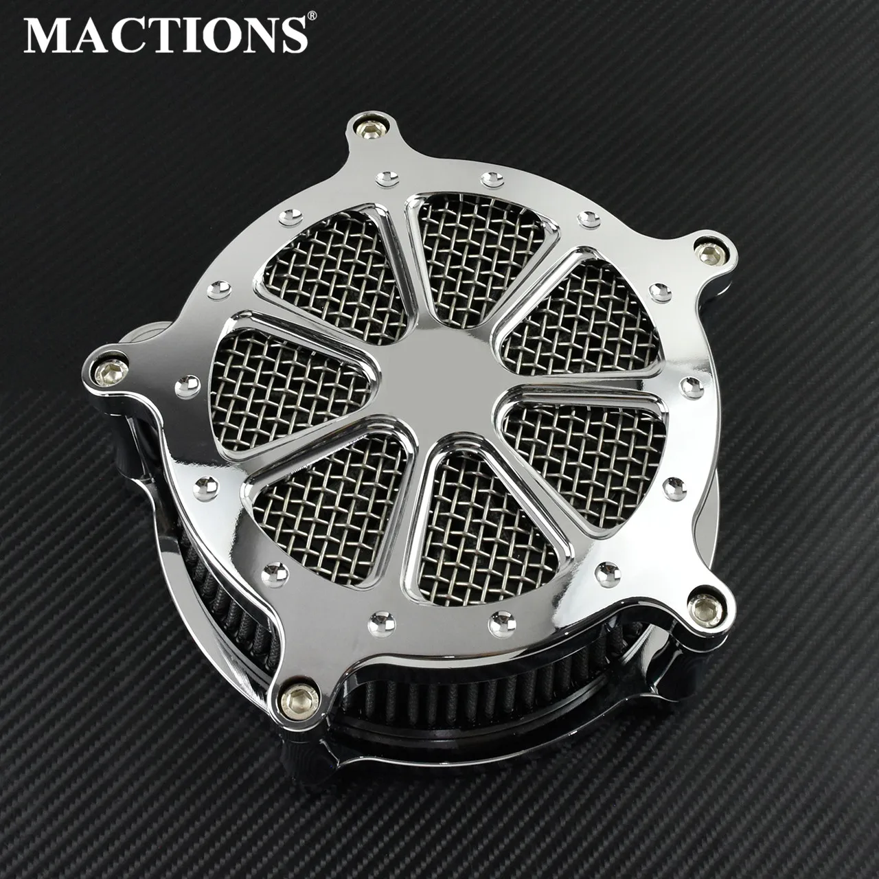 

Chrome Air Filter Motorcycle Air Cleaner kit For Harley XL Sportster 04-Up Dyna FXDLS Softail Fat Boy Touring Street Road Glide