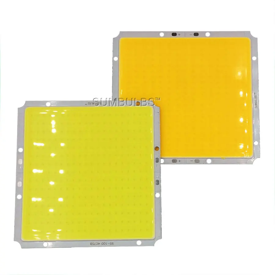 100x95mm Ultra Bright Rectangle Square 50W LED COB Light Matrix DC 12V 14V 3000K 6500K Warm Cold White 100mm DIY Car Lamp 5000LM (5)