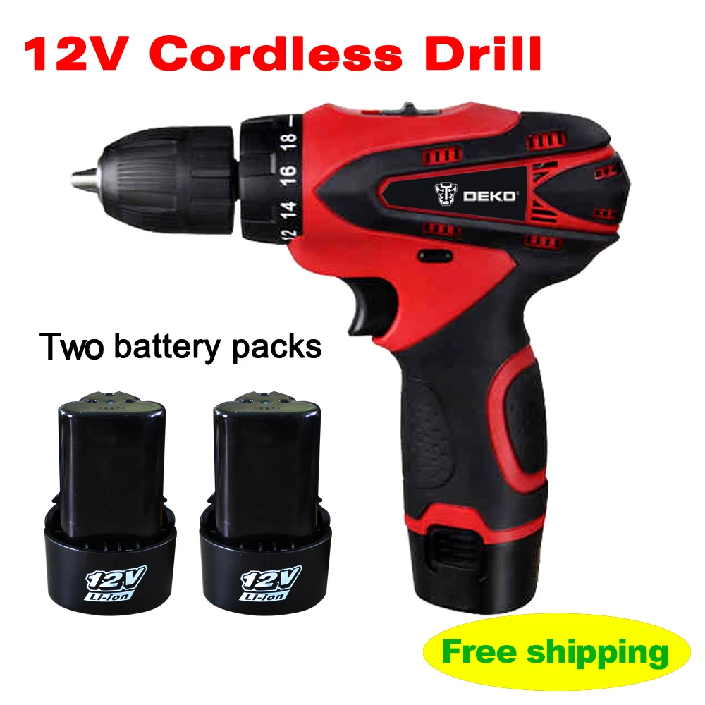 12V Lithium/ Li ion Cordless Drill 