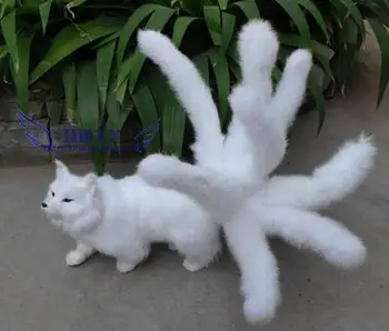 

Sword dance cos Ming fox sword dance Ming fox rabbit fur processing nine-tailed fox simulation fox