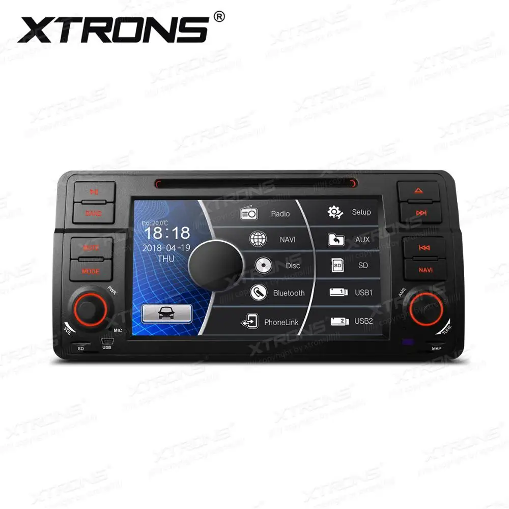 XTRONS 7 дюймов HD цифровой сенсорный экран автомобильный dvd плеер с экраном can bus GPS