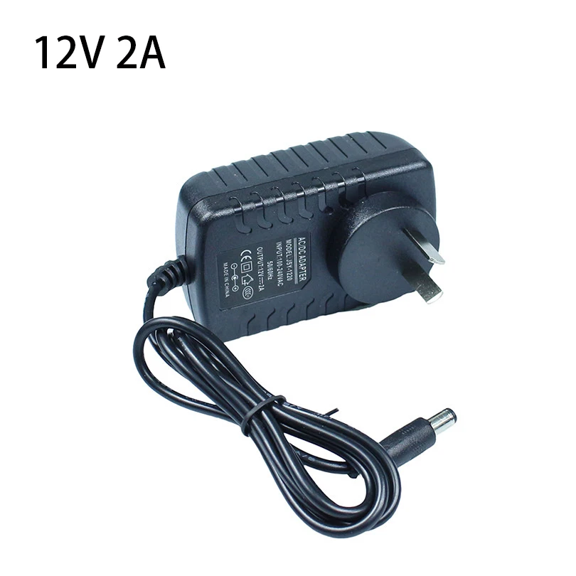 DC12V 1A 2A 3A 5A 6A 8A 10A трансформатор освещения AC110V-220V до 12 в источник питания ЕС/США/AU/Великобритания Светодиодный драйвер для светодиодной ленты