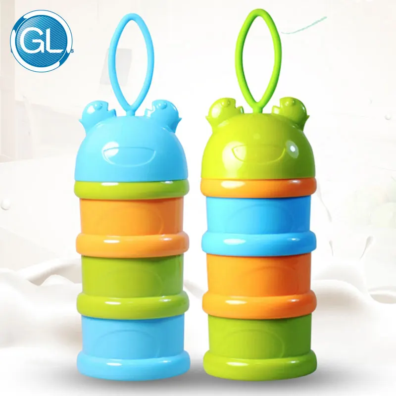 Us 12 99 Gl 3 Layer Bpa Free Baby T Milk Powder Storage Infant Food Container Bo Colorful Feeding Box In