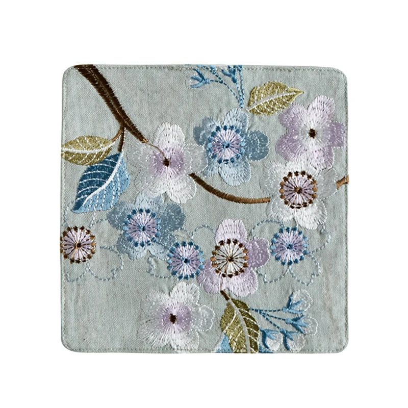 

Nabis cotton linen napkins Cup mat table napkin 12x12cm tea towel