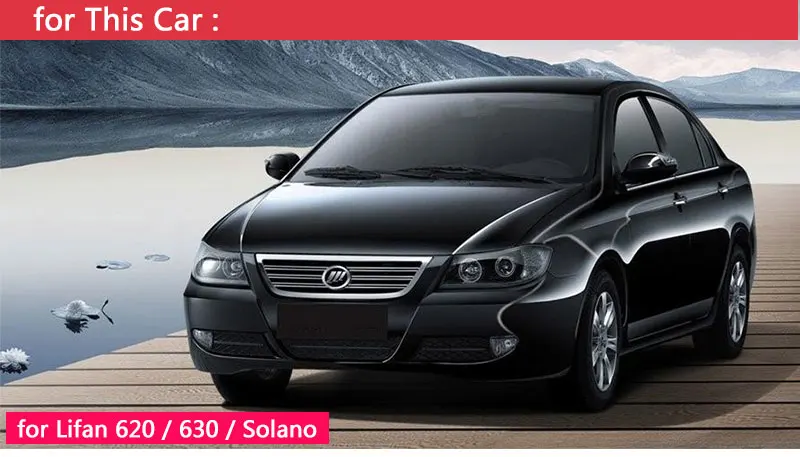 Для Lifan 620 аксессуары 630 Новинка Solano хромированная дверная ручка 2011 2012 2013 автомобильные чехлы наклейки для стайлинга автомобилей