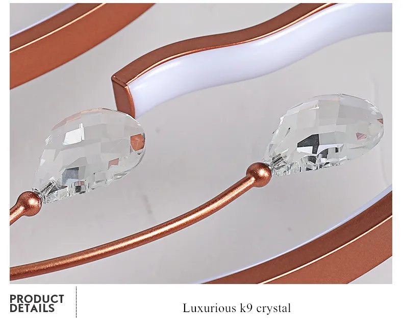 modern led chandelier ceiling lamp fixture 13