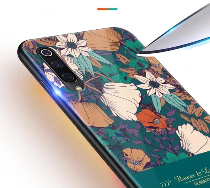 Для xiaomi redmi k20/k20 pro роскошный стеклянный чехол для телефона с защитой от царапин чехол-накладка
