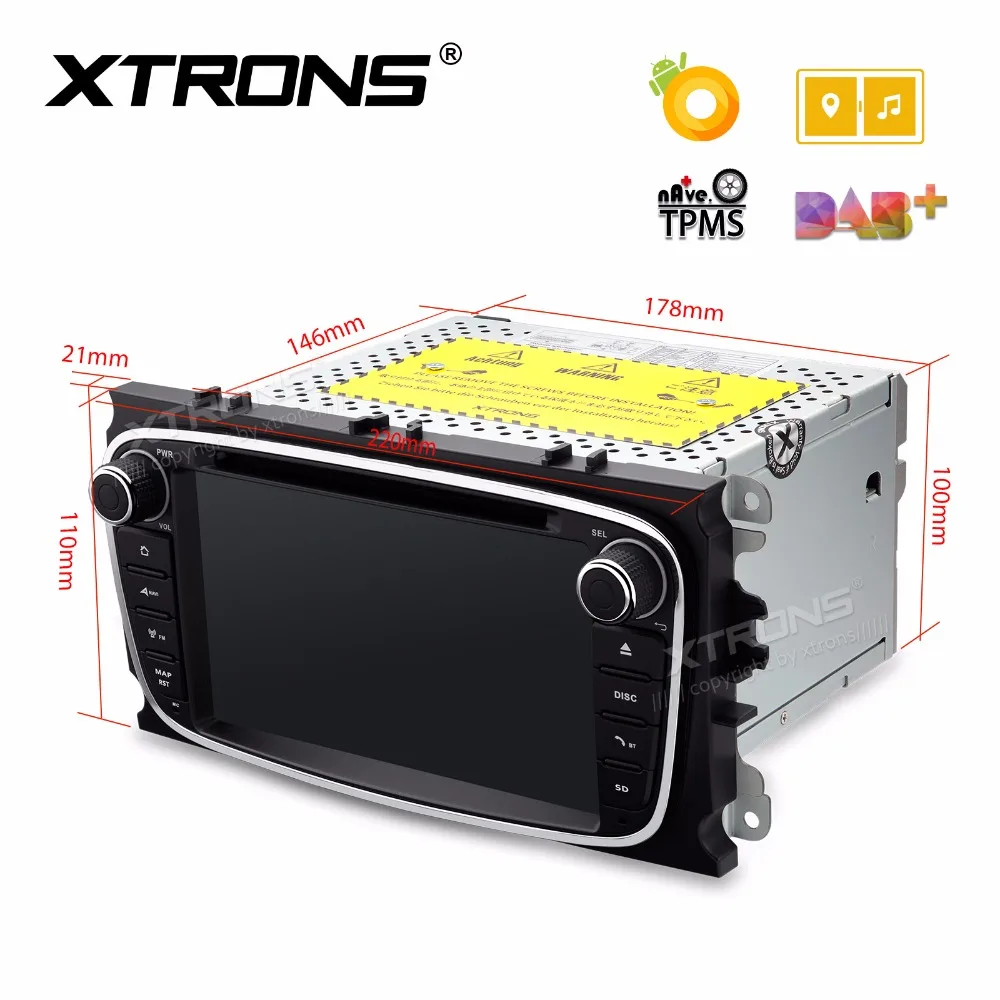 Cheap XTRONS 7" Android 8.0 Octa Core Car DVD Player Radio GPS USB Navigation for Ford Focus II Mondeo S-Max C-Max Galaxy II Kuga 2011 3
