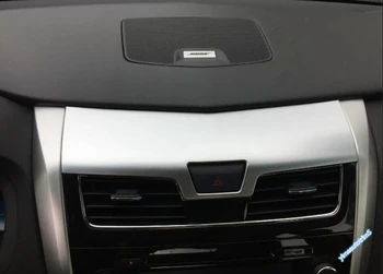 

Lapetus Auto Styling Warning Lights Switch Molding Cover Interior Trim 1 Pcs Fit For Nissan Altima / Teana 2016 2017 ABS
