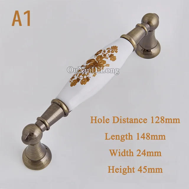 Retro Style 10PCS European Antique Kitchen Door Furniture Handles