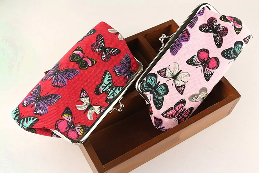 Сумка женская бабочка маленький кошелек держатель для карт портмоне клатч