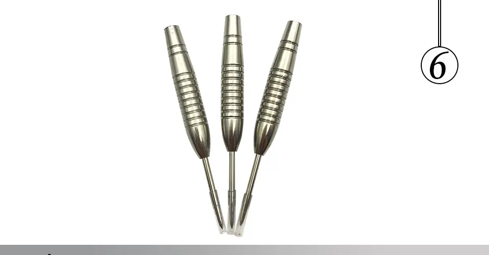 Easytoday 6Pcsset Darts Barrel Accessories High Quality Metal Darts Steel Tip Barrel Darts Professional Accessories 21g Barrel (6)