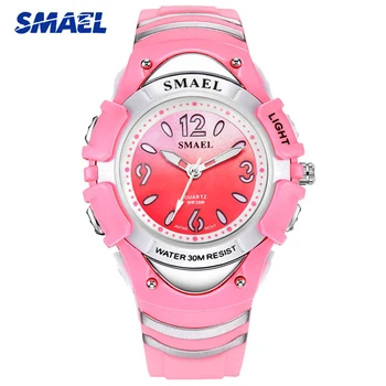 

Top Brand SMAEL Fashion Children Watch Shock Resistant Sport Boy Girl Watch Cute Student Waterproof Clock Relogio Infantil