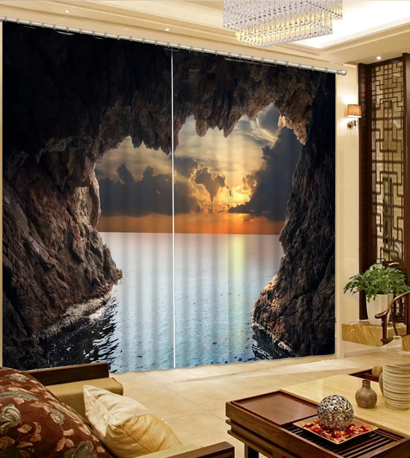 

Luxury Blackout 3D Window Curtains For Living Room Bedroom modern curtains Blackout curtain