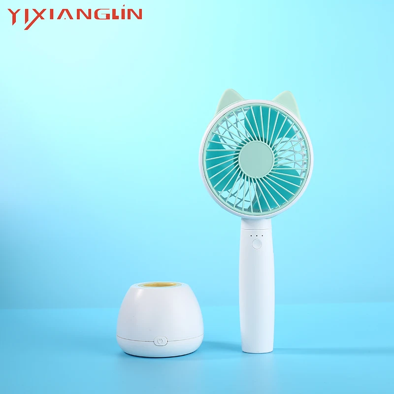 

YIXIANGLIN brand EFA07-04 Mini Handheld Fan Cooler Handheld USB Charging Mini Desk Fan Rechargeable ABS Portable For sale