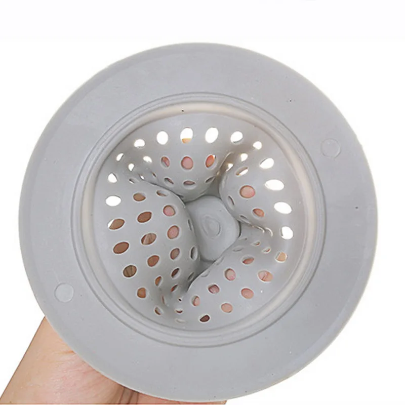 Пресс тип силиконовые фильтры для раковины прочные кухонные ванная комната анти-засорения фильтры для раковины Sundry Catchers Сливная крышка
