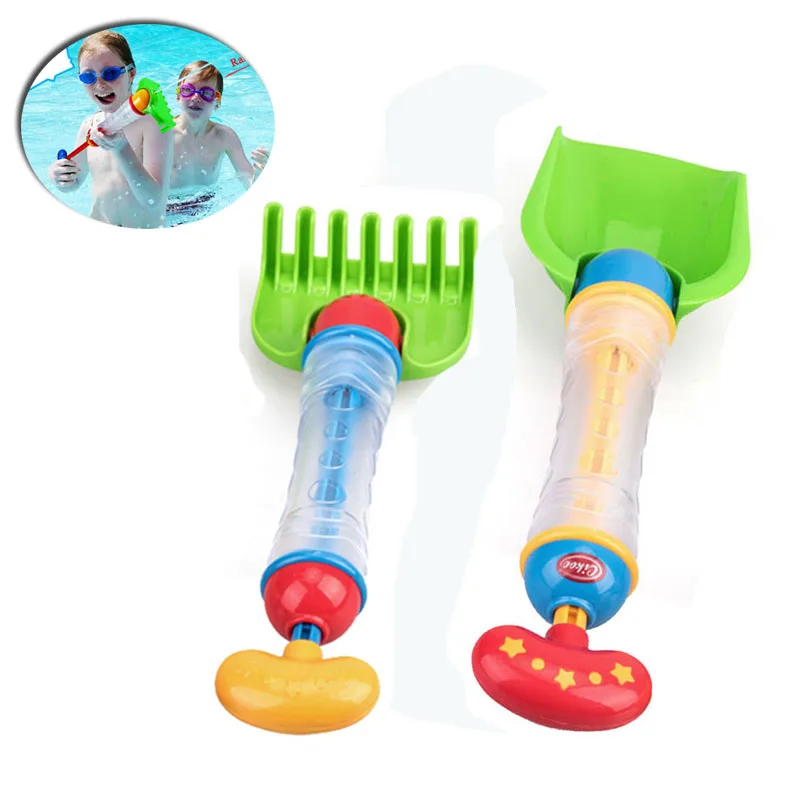 

ABS Beach Toy Shovels Kids Multi-function Water Jet Play Sand Shovel Snow Tools Summer Seaside Dig Sand Shovel Soil Water Toys