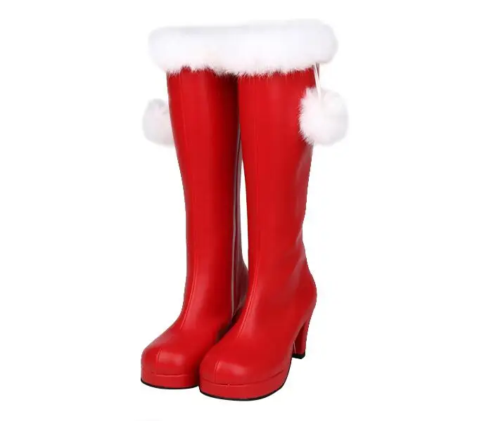 Felpa Bombas Invierno Mujeres 47 rojo Mujer Full Impresión Princesa Plataforma Botas Tacones Lolita Mori Angelical Altos Rojo Chica Conejo Señora Red qngOa