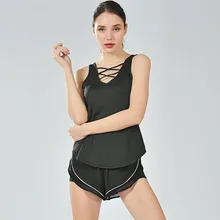 Женский топ для йоги беспроводной без рукавов, приталенная мягкая верхняя одежда для бега тренировки ED