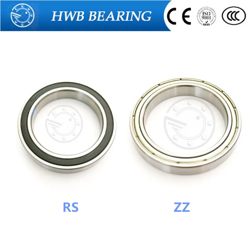 

2pc Thin-walled Deep Groove Ball Bearings Steel ball 16008ZZ/16008RS 30*55*9 mm 16008 2RS 16008ZZ