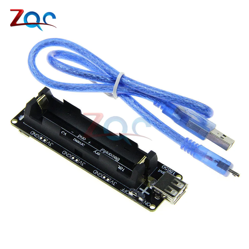 

Raspberry Pi 18650 Battery Shield V3 Micro USB Port Type-A USB 0.5A For Arduino Wemos Diy Kit