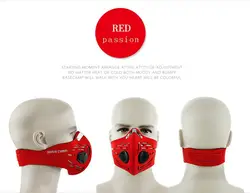 Новый велосипед маска ветрозащитный Спорт на открытом воздухе Половина маска Анти-туман респиратор езда защитная маска с активированным