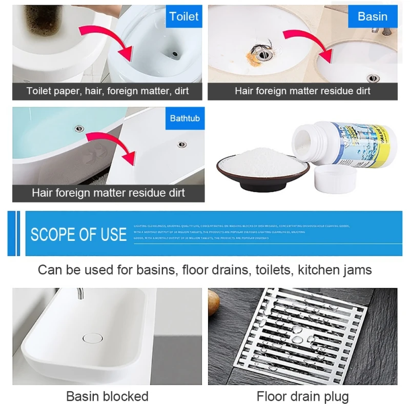 Бутилированный канализационный земснаряд кухонный сильный трубопровод земснаряд агент для дезодорирования Ванная комната Туалет