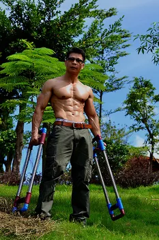 

35kg level Portable Stainless steel spring Physical training chest expander chest developer Armature Strength of arm