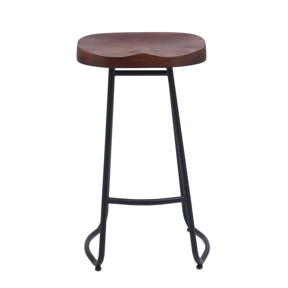 2 PCS Pub Bar Stool Classic Barstool Vintage Rustic Kitchen Backless Wooden Stool Moderne Style Dining Chair Home Furniture 2 PCS Pub Bar Stool Classic Barstool Vintage Rustic Kitchen Backless Wooden Stool Moderne Style Dining Chair Home Furniture