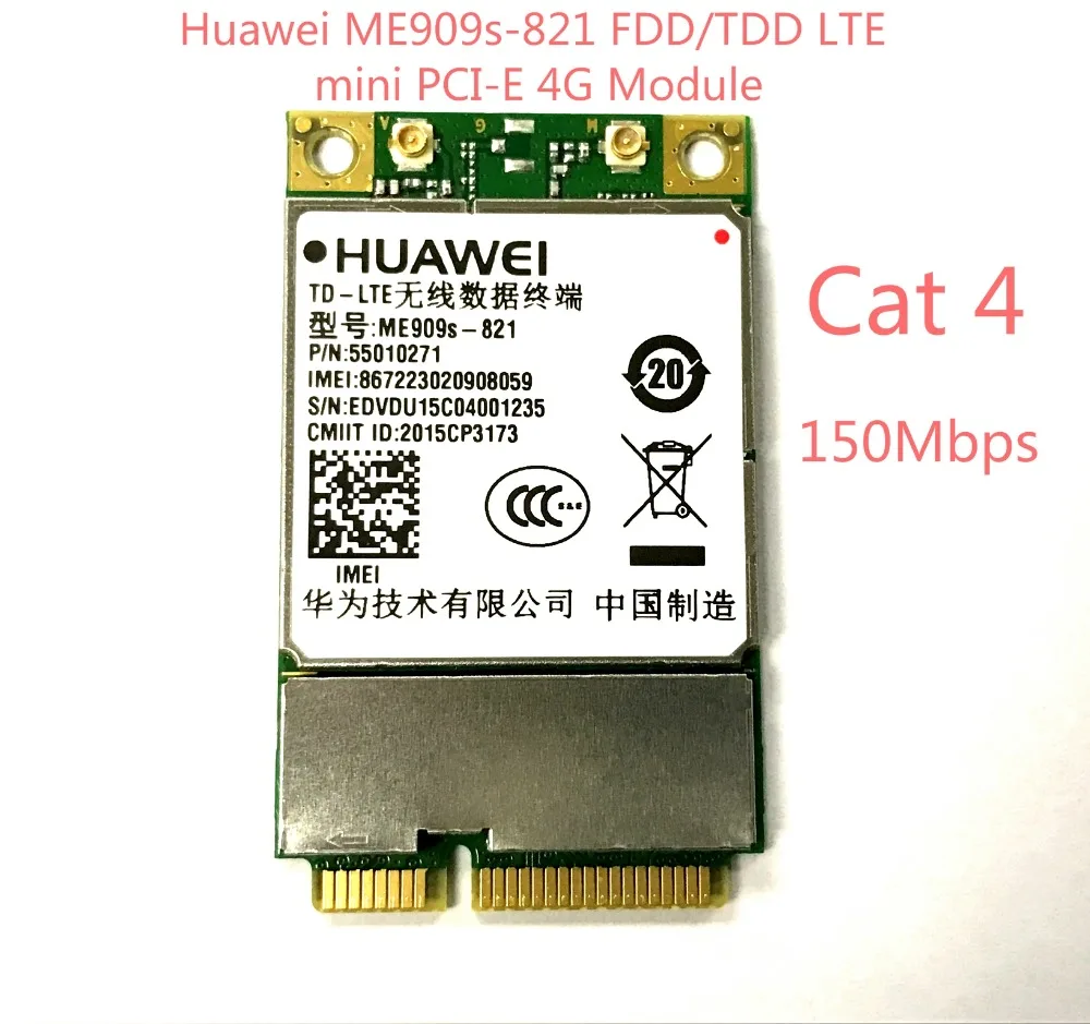 Новый разблокирована ME909s-821 новое и оригинальное мини PCIe FDD LTE 4 г WCDMA GSM модуль TDD LTE 4 г карты