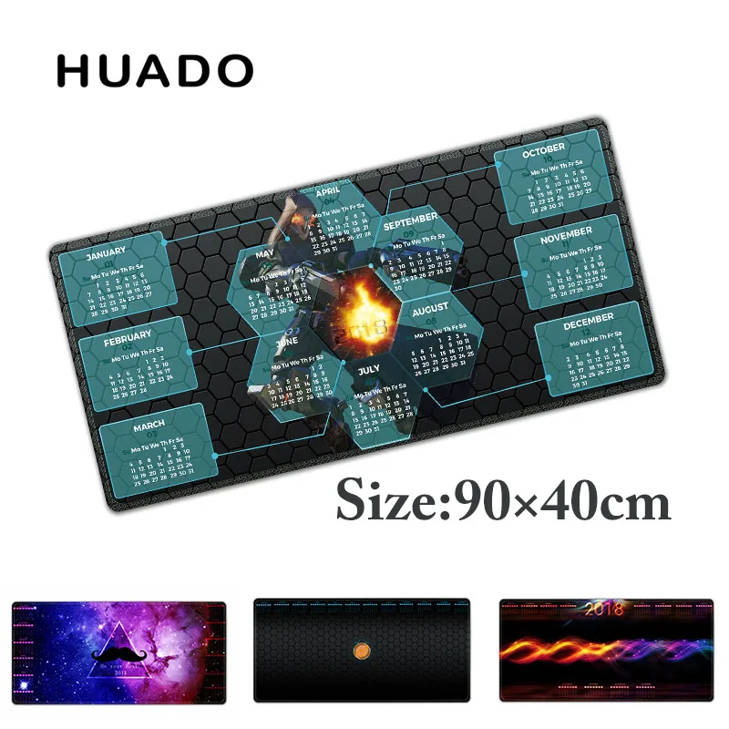 2018 Calendar Gaming Mouse Pad Mouse Mat For Gamer Laptop Keyboard