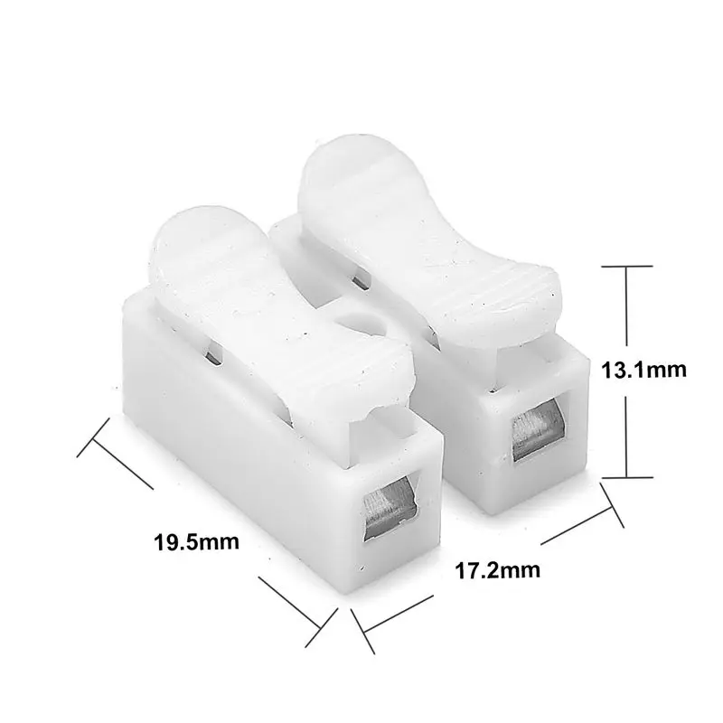 Разъем провода, 2-контактный разъем 3-контактный кабель Клеммная колодка 10A 220V Давление стойкий Электрический провод разъемы для WS2811 WS2812 Светодиодные ленты